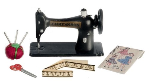 Dolls house sewing machine - dolls,