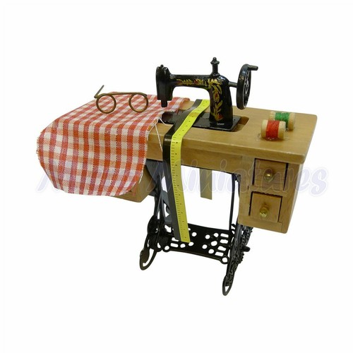 Dolls house treadle sewing - dolls,