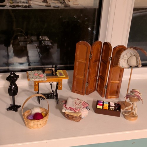 Dolls house sewing room - 1:12,