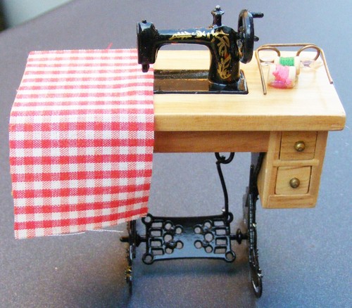 Dolls house treadle - dolls, sewing