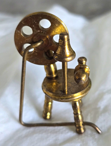Brass dollhouse miniature - brass,